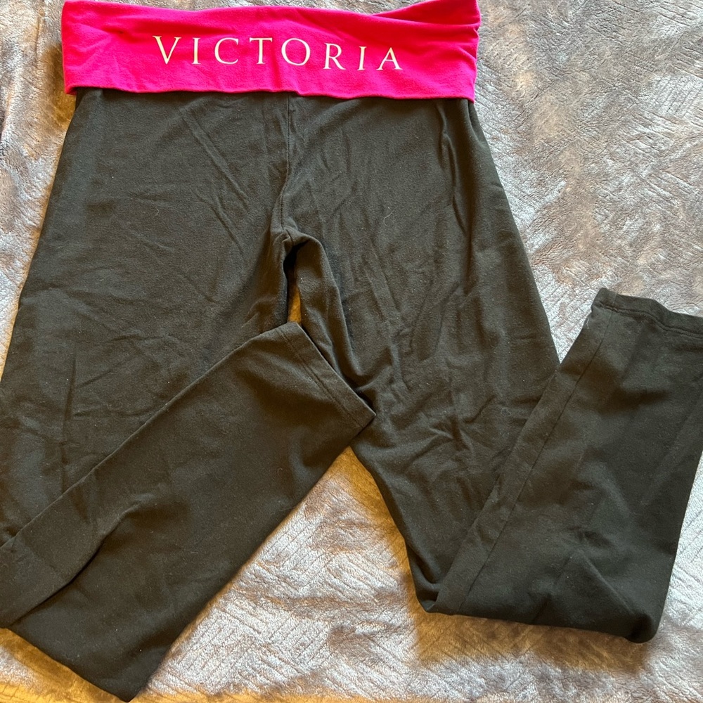 Victoria Secret Fold Over Leggings L